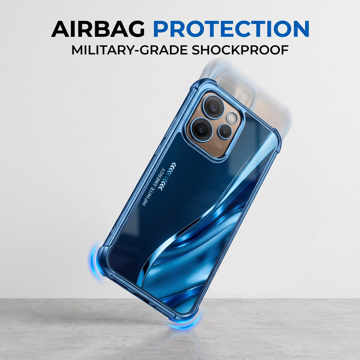 Oppo Reno 15 Pro Mini 5G Premium Infinity Energy Airbags Printed Back Case