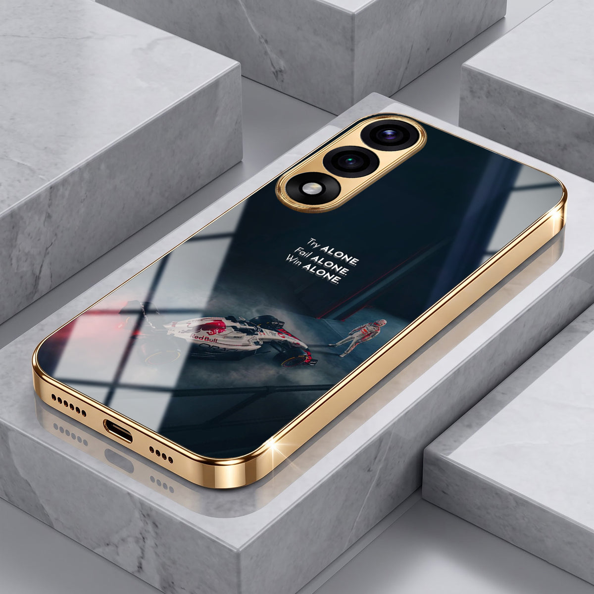 Oneplus Nord 5 5G Win Alone F1 Racing Acrylic Glass Back Case