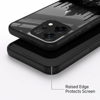 Oppo Reno 14 5G Premium Acrylic Shockproof Glass Back Case (Taj Mahal)
