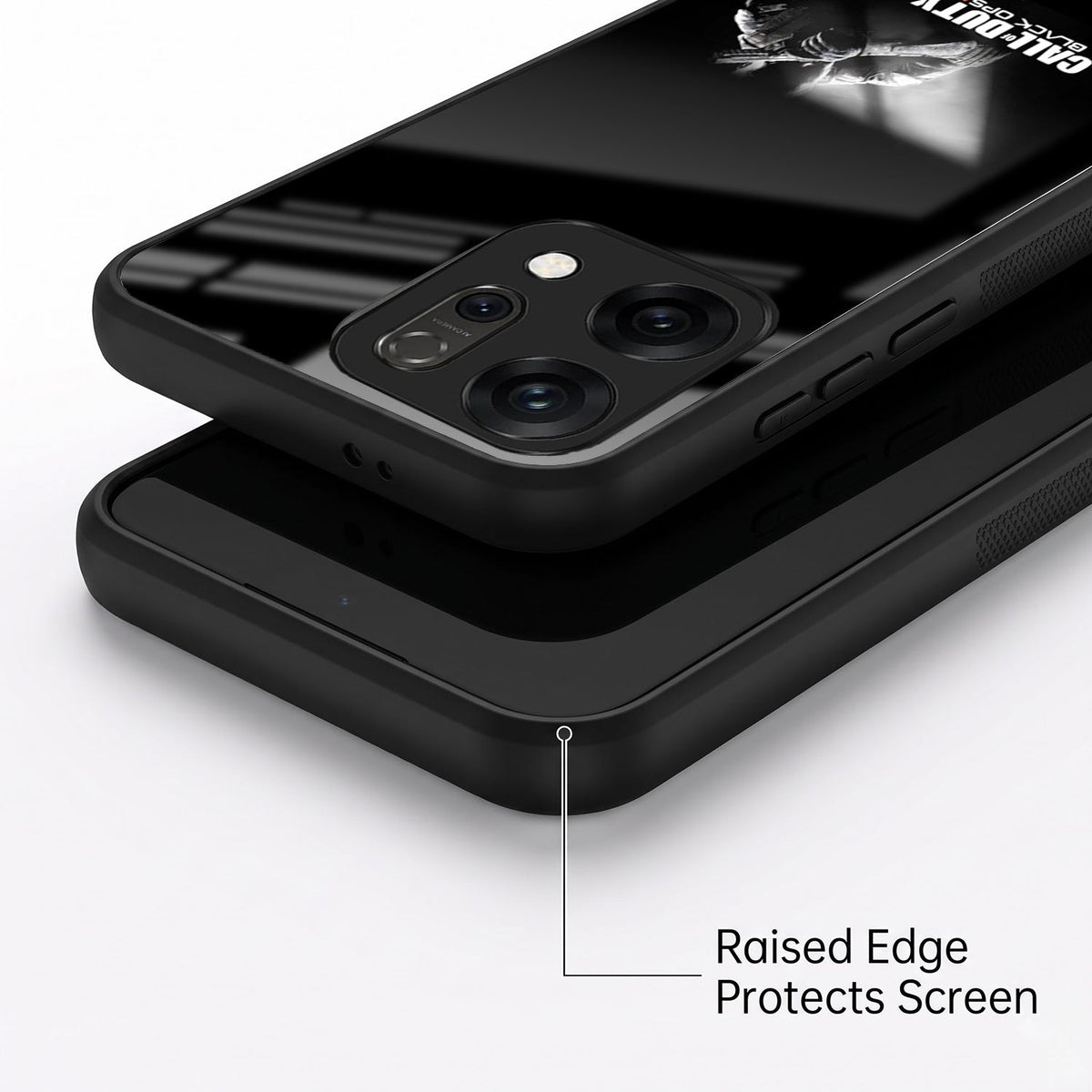Oppo Reno 14 5G Premium Acrylic Shockproof Glass Back Case (Gamer Edition)