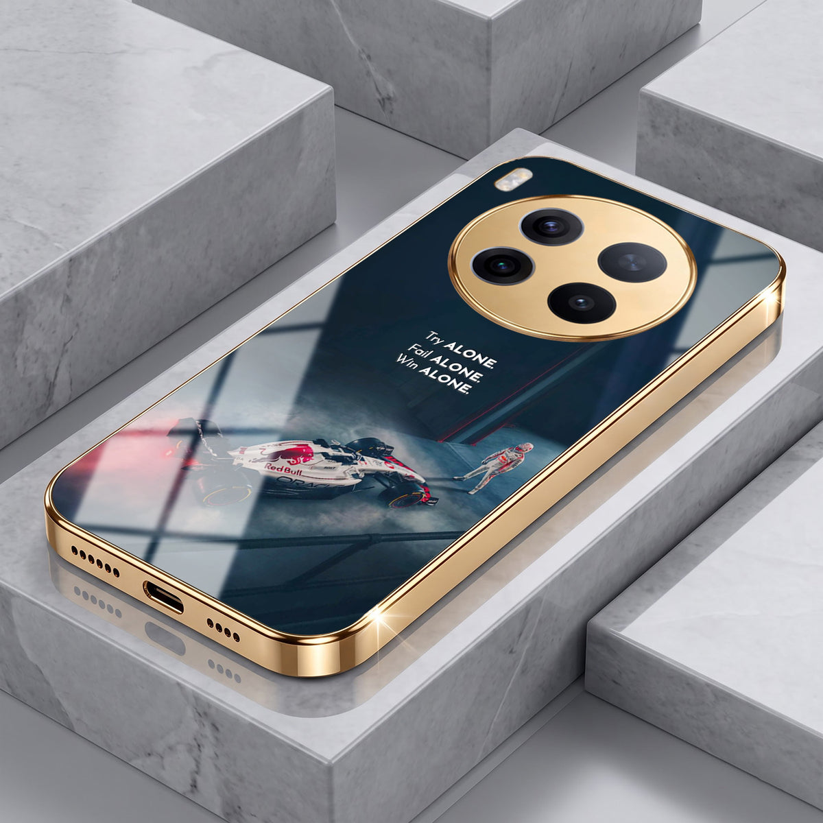 Vivo X300 Pro 5G Win Alone F1 Racing Acrylic Glass Back Case