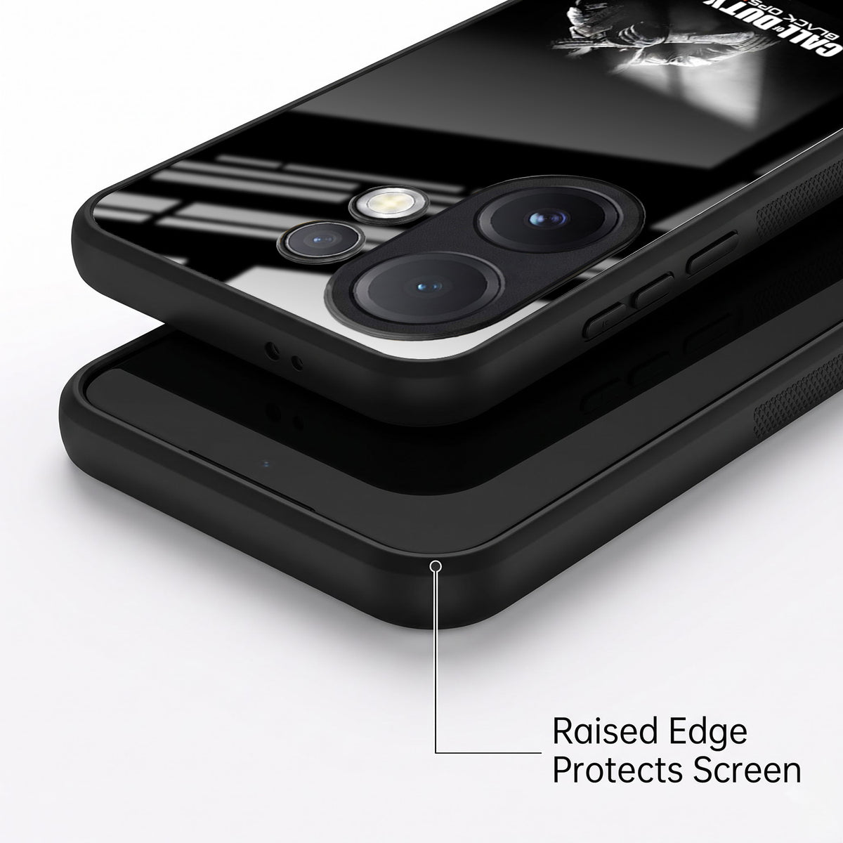 Vivo V60 5G Premium Acrylic Shockproof Glass Back Case (Gamer Edition)