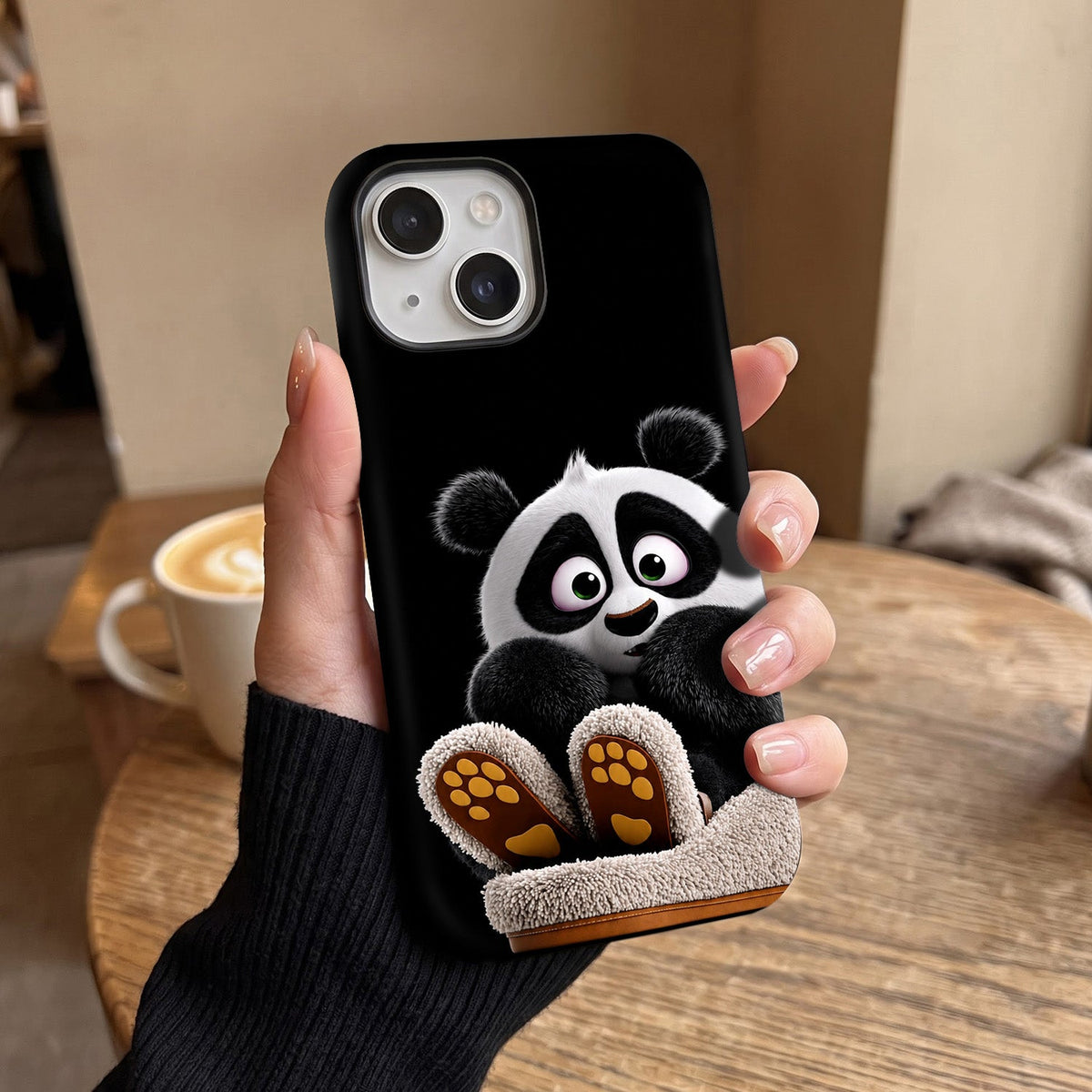 iPhone 15 5G Cute Panda Protective Case