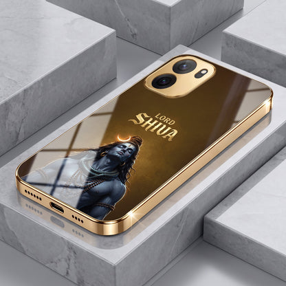 OnePlus Nord CE6 5G Lord Shiva Gold Electroplated Glass Phone Back Case