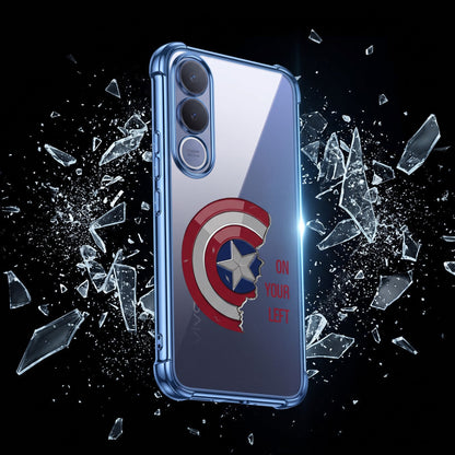 Vivo V70 FE 5G Premium 3D Spot UV Shield Sticker Shockproof Airbags Case