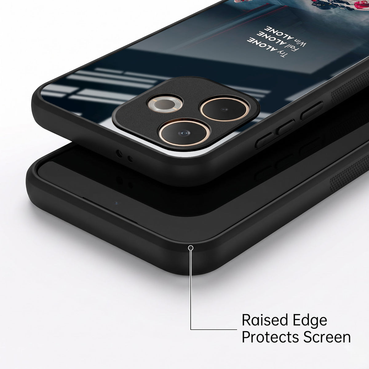Oppo A5 Pro 5G Win Alone F1 Racing Acrylic Glass Back Case