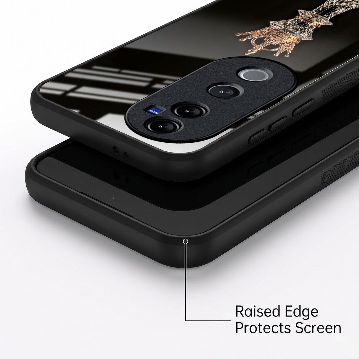Vivo V40 Pro 5G Royal Chess King Acrylic Glass Back Case