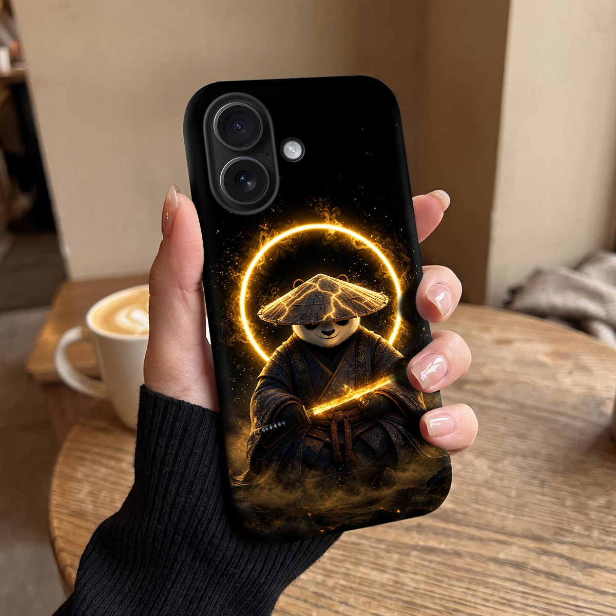 iPhone 16 5G Warrior Panda Protective Case