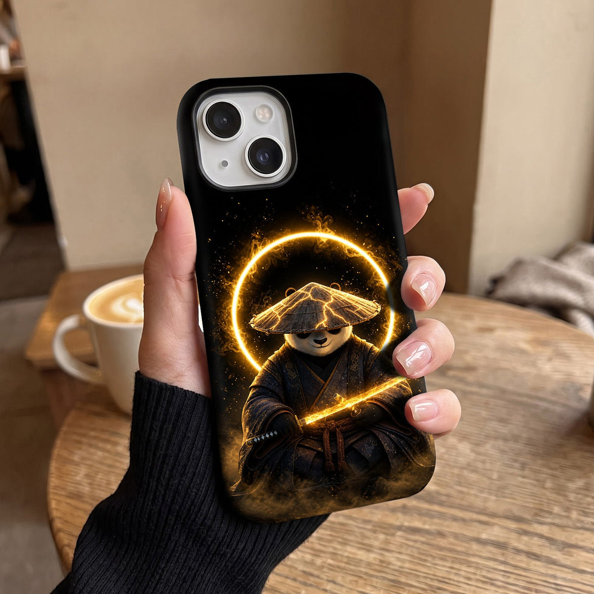 iPhone 15 5G Warrior Panda Protective Case