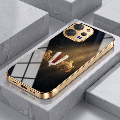 Vivo V70 5G Royal Heritage Edition Gold Electroplated Glass Phone Back Case