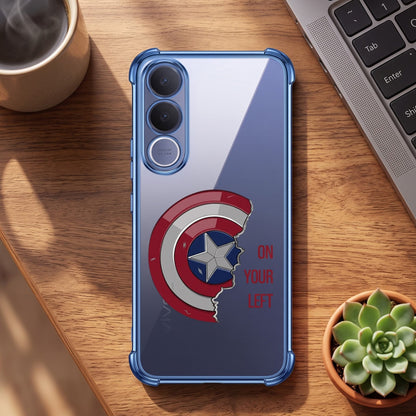 Vivo V70 FE 5G Premium 3D Spot UV Shield Sticker Shockproof Airbags Case