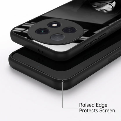 Oppo F29 Pro 5G Premium Acrylic Shockproof Glass Back Case (Dark Hacker)