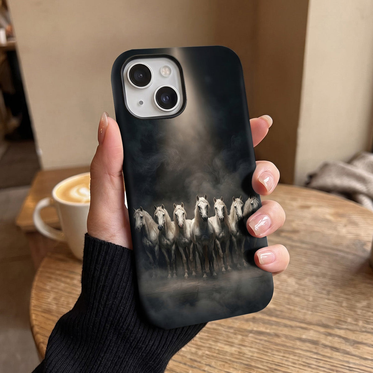 iPhone 15 5G Running Horses Protective Cases
