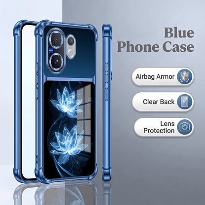 Vivo V60 5G Celestial Lotus Dual-Tone Transparent Airbags Case