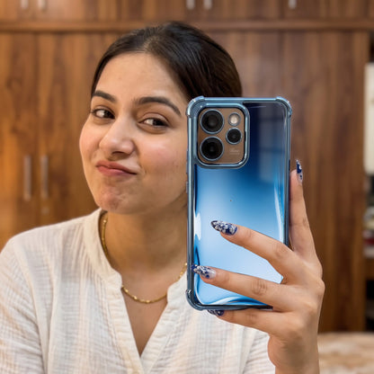 Oppo Reno 15 Pro Mini 5G Premium Crystal Blue Airbags Printed Back Case
