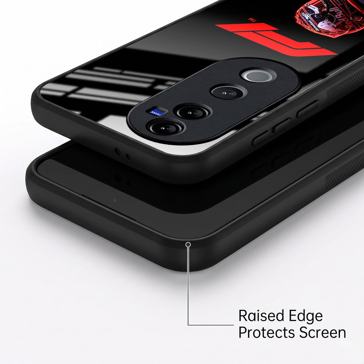 Vivo V40 Pro 5G F1 Racing Car Driver Acrylic Glass Back Case