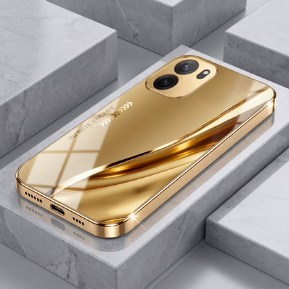 OnePlus Nord CE6 5G Luxury Infinity Energy Gold Electroplated Glass Phone Case