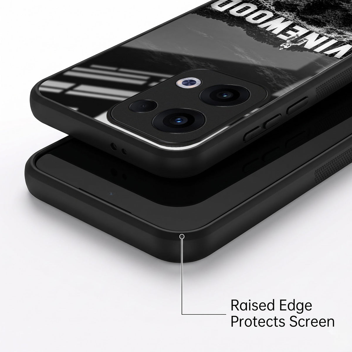 Oppo Reno 13 5G Premium Acrylic Shockproof Glass Back Case (Vinewood)