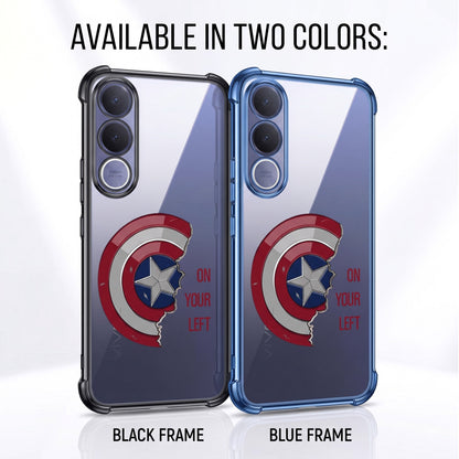 Vivo V70 FE 5G Premium 3D Spot UV Shield Sticker Shockproof Airbags Case