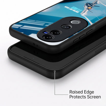 Vivo V40 Pro 5G Fighter Jet Control Acrylic Glass Back Case