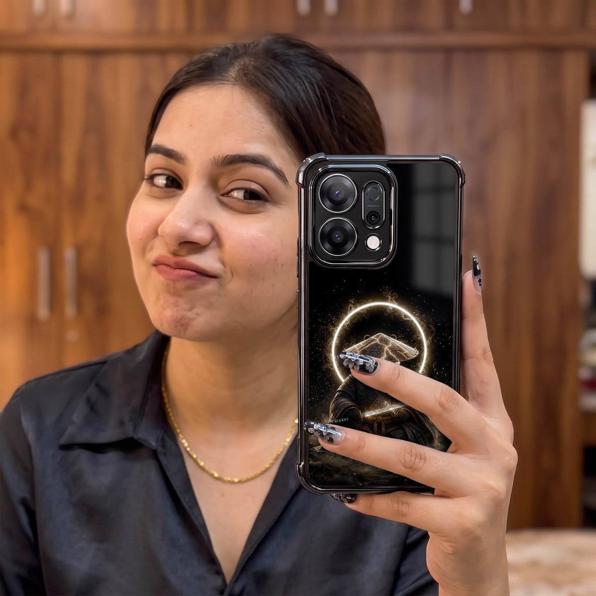 Oppo Reno 14 5G Warrior Panda Airbags Printed Back Case