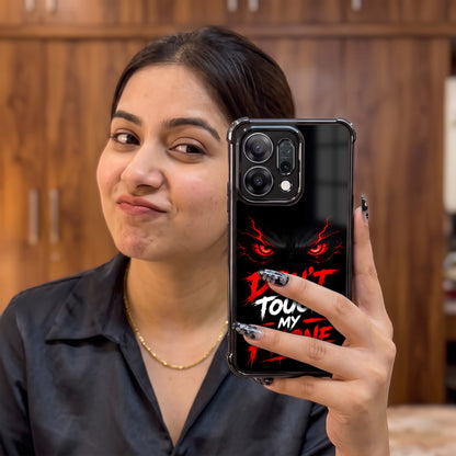 Oppo Reno 14 5G Don't Touch My Phone Airbags Printed Back Case