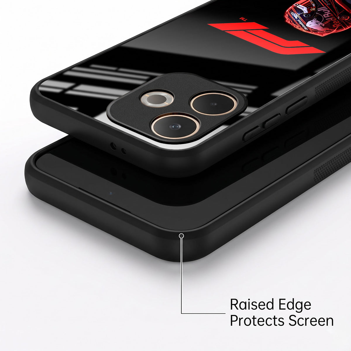 Oppo A5 Pro 5G F1 Racing Car Driver Acrylic Glass Back Case