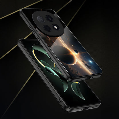 OPPO F29 Pro 5G Premium Acrylic Shockproof Glass Back Case (Orbit Horizon)