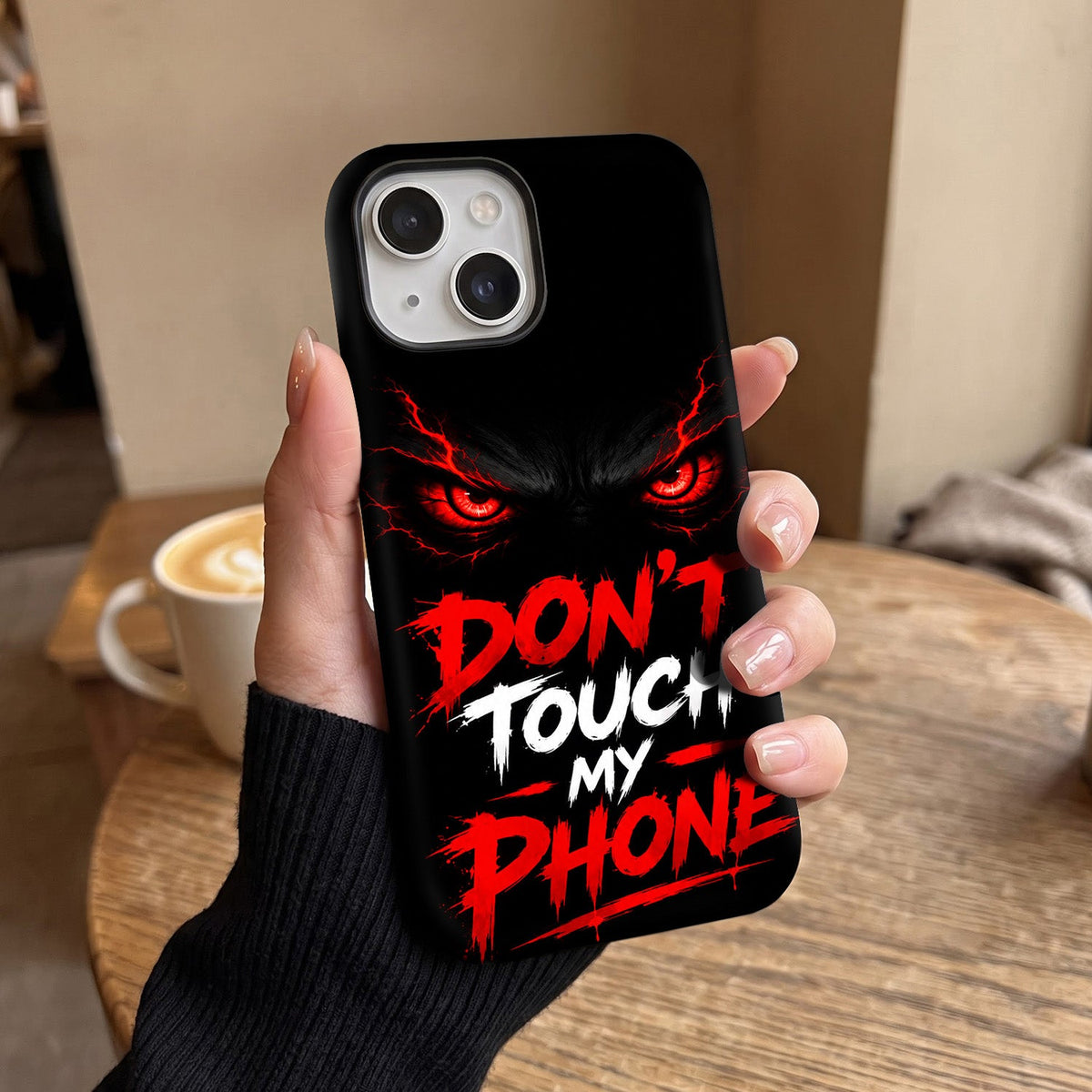 iPhone 15 5G Don't Touch My Phone Protective Case