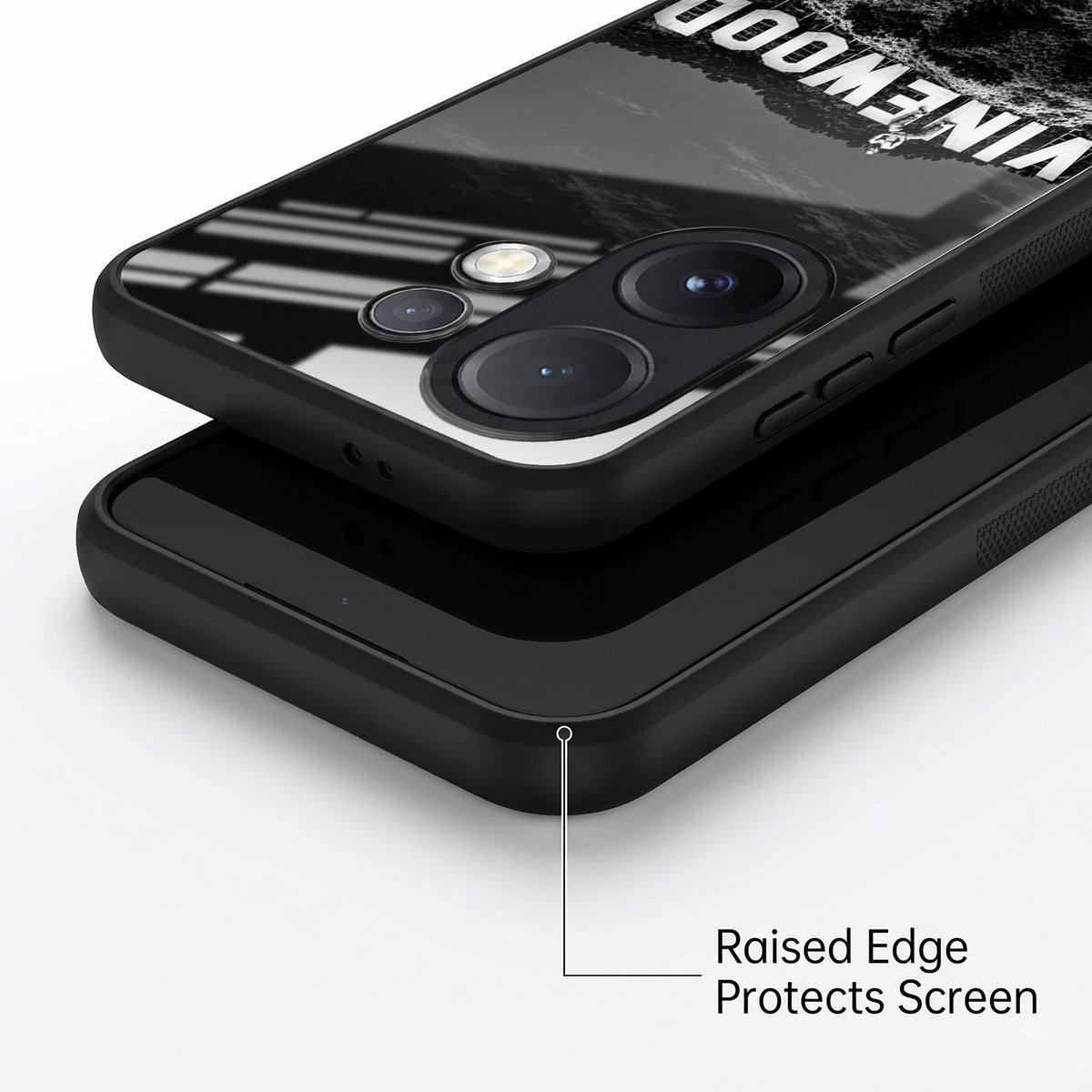 Vivo V60 5G Premium Acrylic Shockproof Glass Back Case (Vinewood)