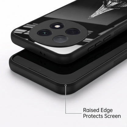 Oppo F29 Pro 5G Premium Acrylic Shockproof Glass Back Case (Eiffel Tower)