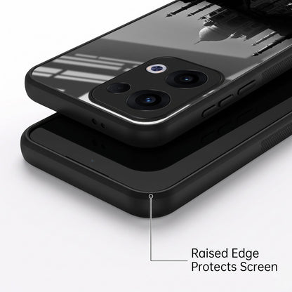Oppo Reno 13 5G Premium Acrylic Shockproof Glass Back Case (Taj Mahal)