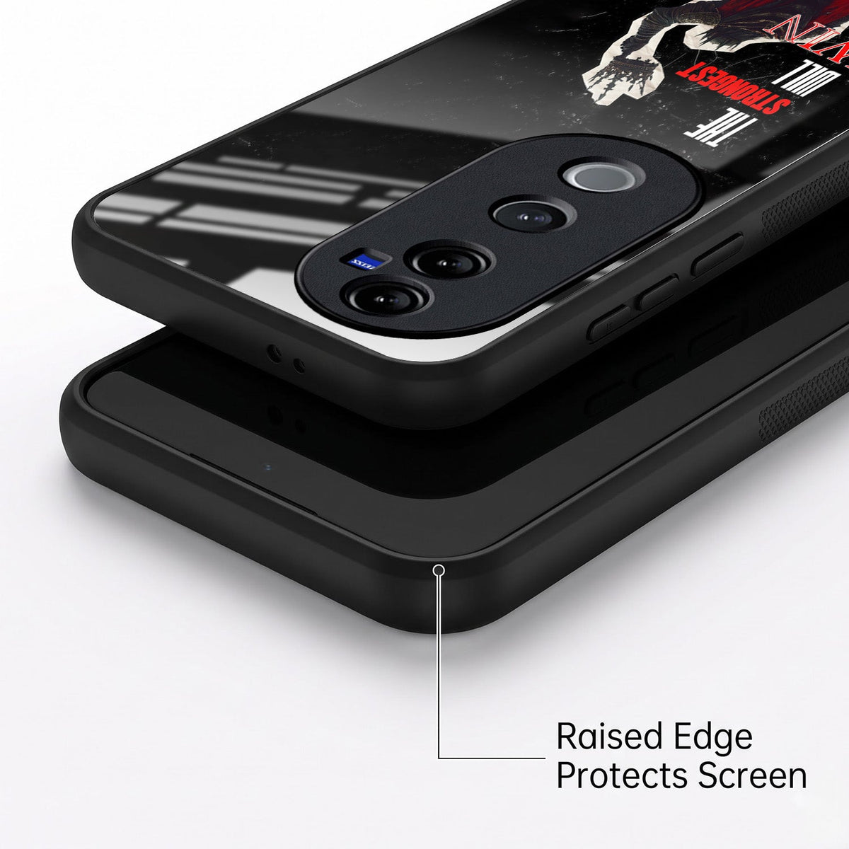 Vivo V40 Pro 5G The Strongest Will Win Acrylic Glass Back Case