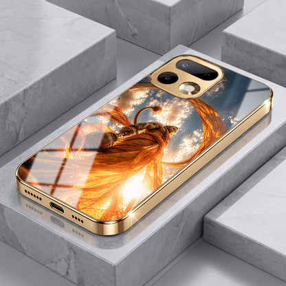 Realme 16 Pro+ 5G Divine Hanuman Gold Electroplated Glass Phone Back Case