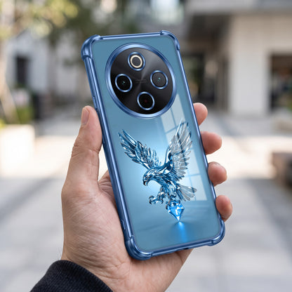 Vivo T4 5G Blue Eagle Airbags Printed Back Case