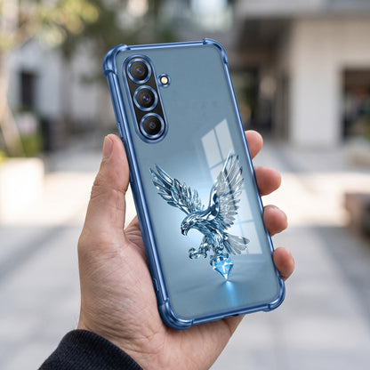 Samsung Galaxy A56 5G Blue Eagle Airbags Printed Back Case
