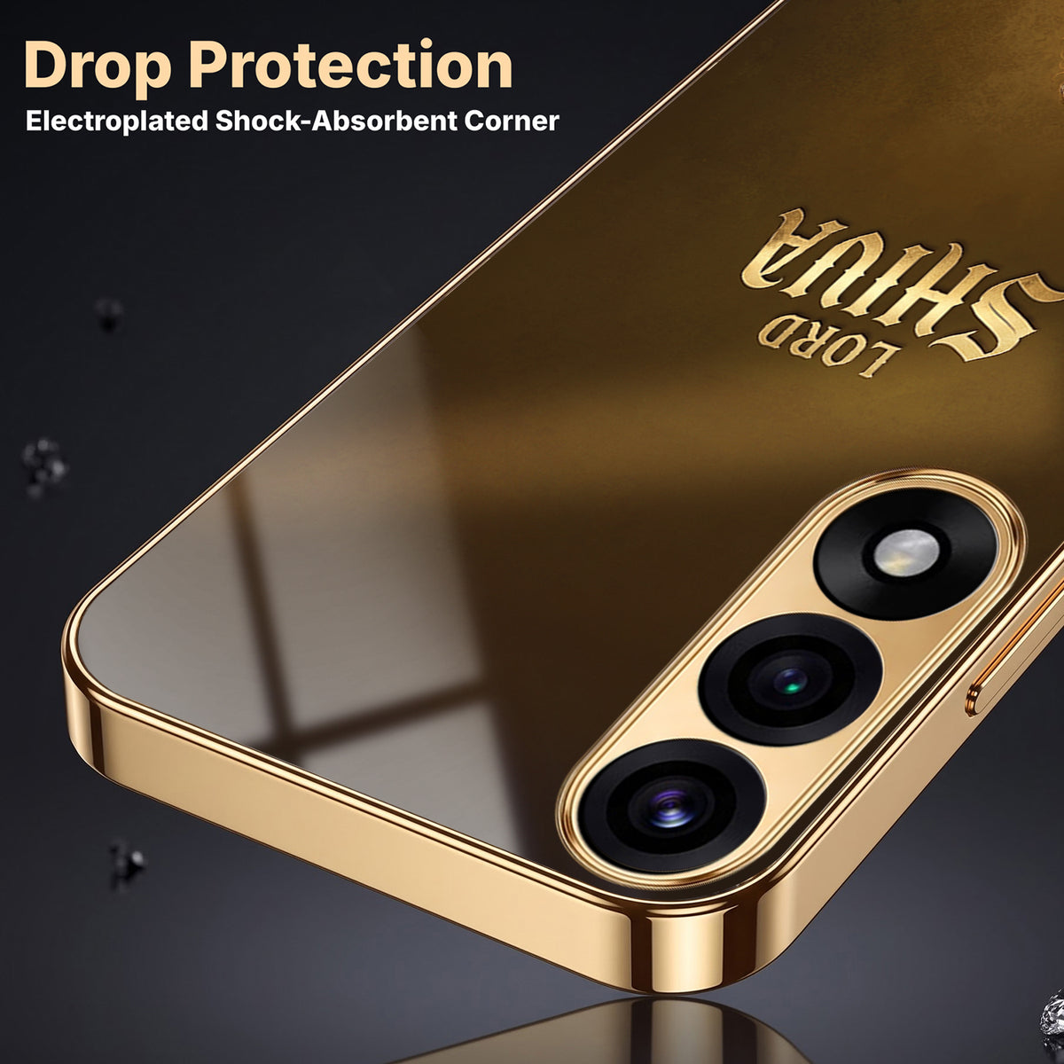 OnePlus Nord 5 5G Lord Shiva Gold Electroplated Glass Phone Back Case