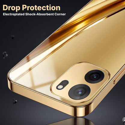 OnePlus Nord CE6 5G Luxury Infinity Energy Gold Electroplated Glass Phone Case