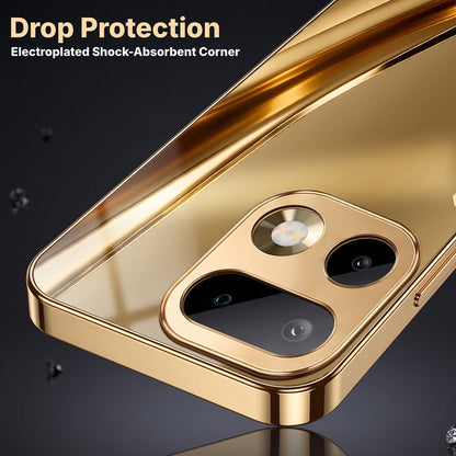 Realme 16 Pro+ 5G Luxury Infinity Energy Gold Electroplated Glass Phone Case