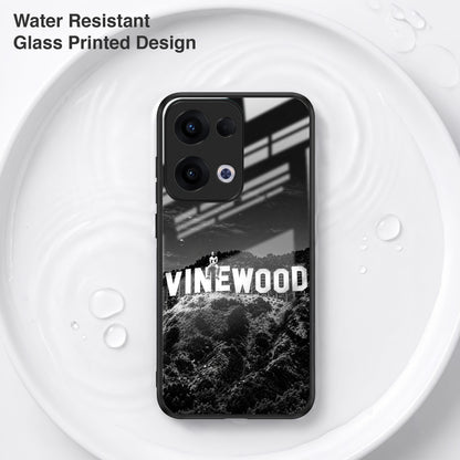 Oppo Reno 13 5G Premium Acrylic Shockproof Glass Back Case (Vinewood)