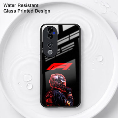 Vivo V40 Pro 5G F1 Racing Car Driver Acrylic Glass Back Case