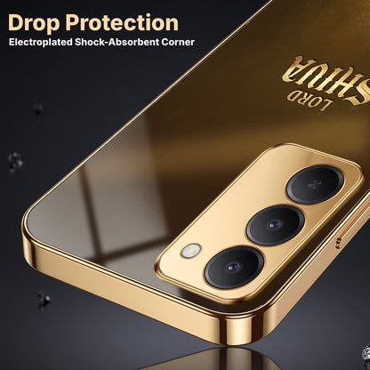 Redmi 15 5G Lord Shiva Gold Electroplated Glass Phone Back Case