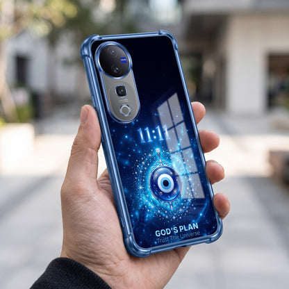 Vivo V40 Pro 5G Premium God’s Plan Evil Eye Airbags Printed Back Case