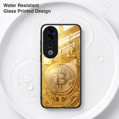 Vivo V50 5G Bitcoin Acrylic Glass Back Case