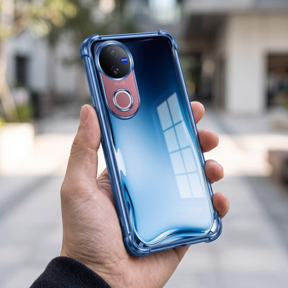 Vivo V50 5G Premium Crystal Blue Airbags Printed Back Case