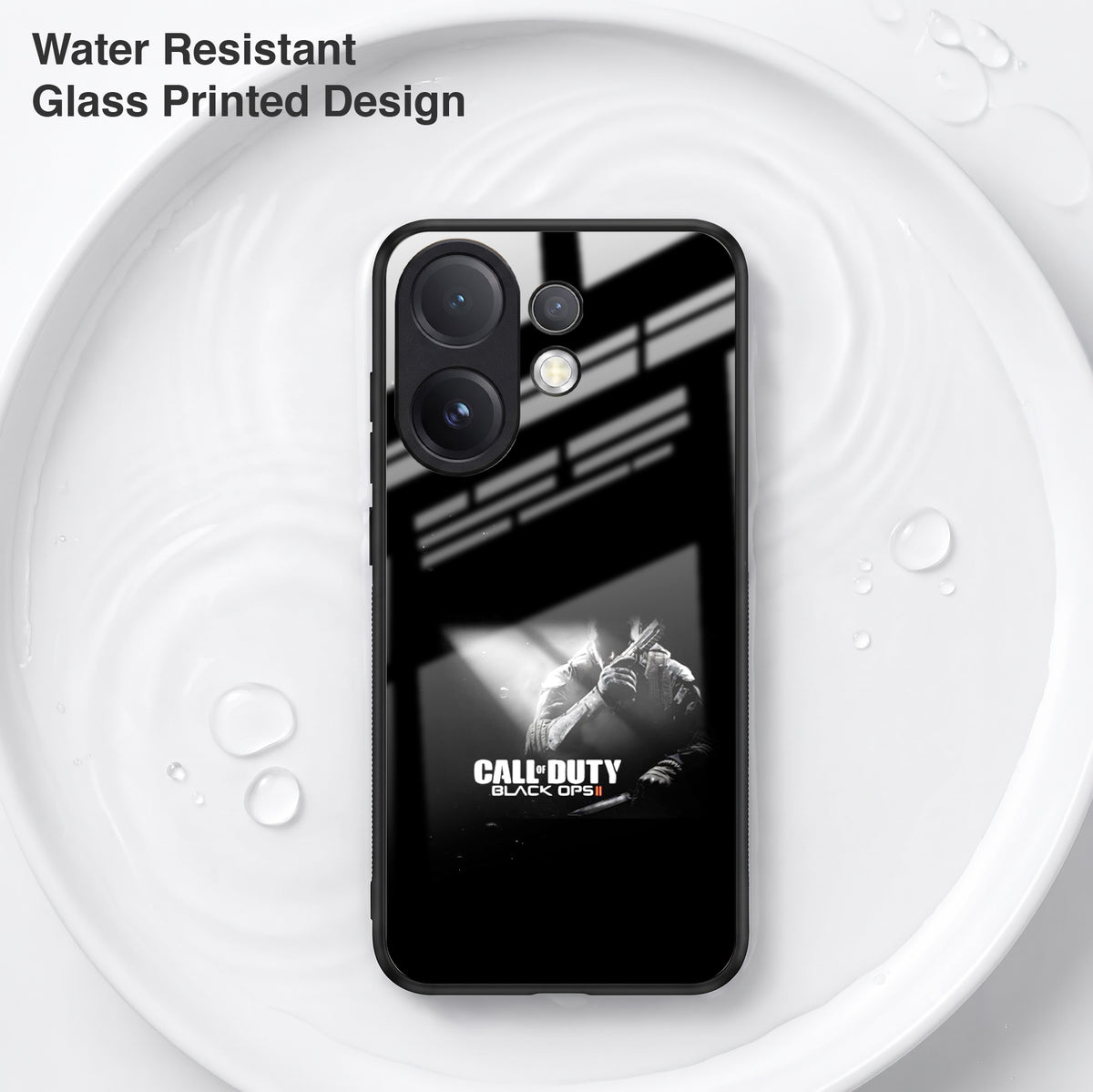 Vivo V60 5G Premium Acrylic Shockproof Glass Back Case (Gamer Edition)