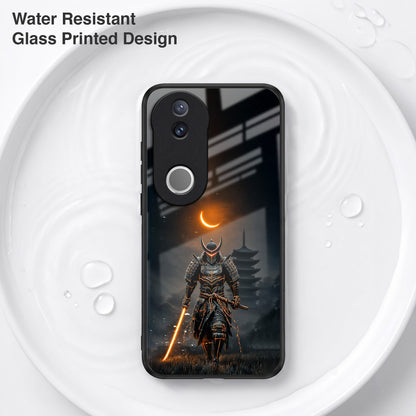 Vivo V50 5G Samurai Warrior Acrylic Glass Back Case