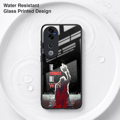 Vivo V40 Pro 5G The Strongest Will Win Acrylic Glass Back Case