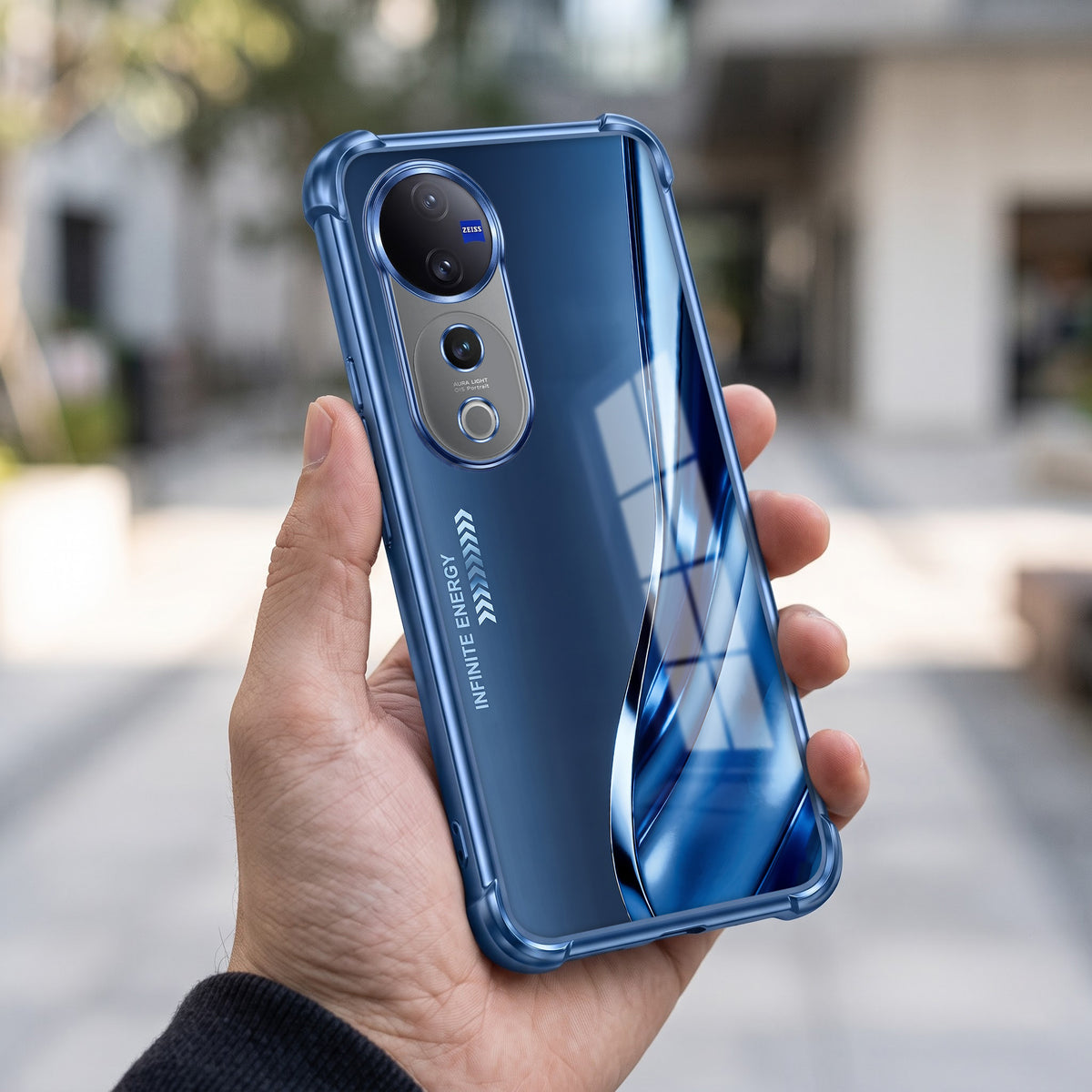 Vivo V40 Pro 5G Premium Infinity Energy Airbags Printed Back Case