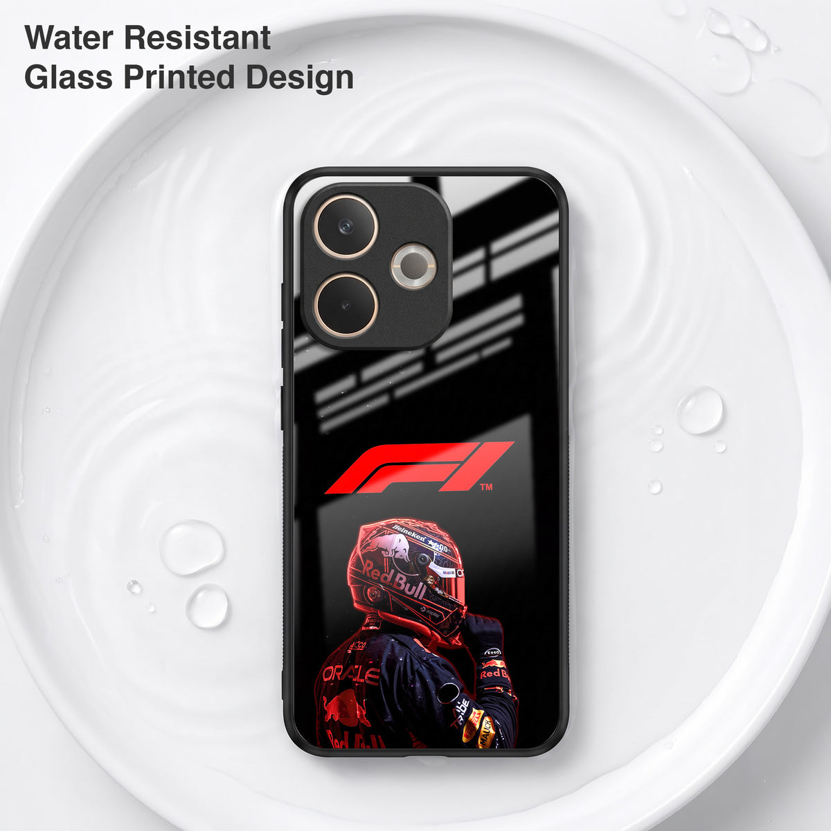 Oppo A5 Pro 5G F1 Racing Car Driver Acrylic Glass Back Case